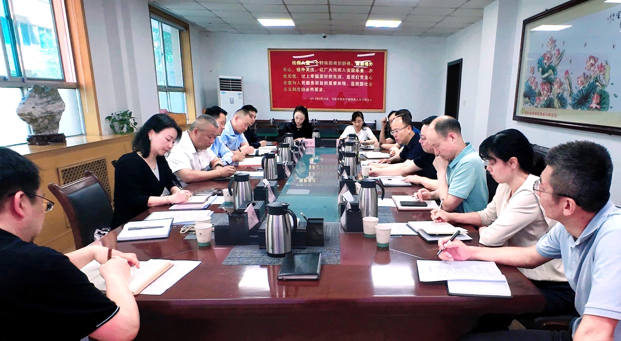 强盛一行赴西安市残疾人联合会开展专题调研——共商残疾人康复养老事业生长，，，探索科技助残效劳新模式